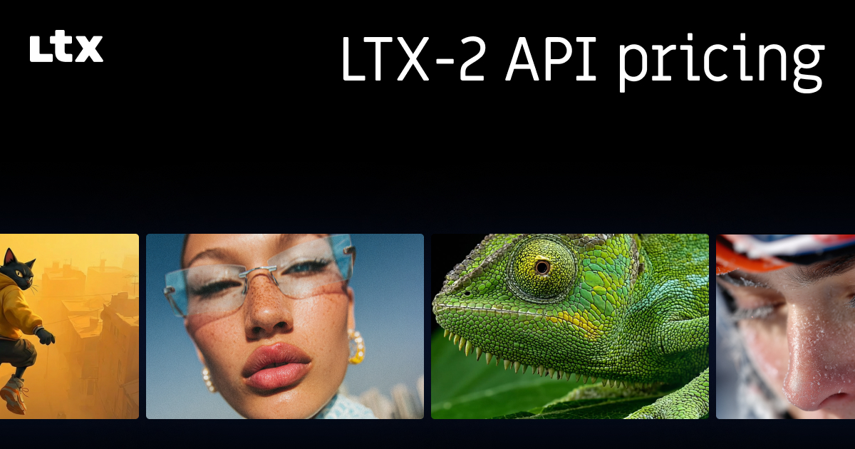 Ltx 2 Api Pricing Ltx Models